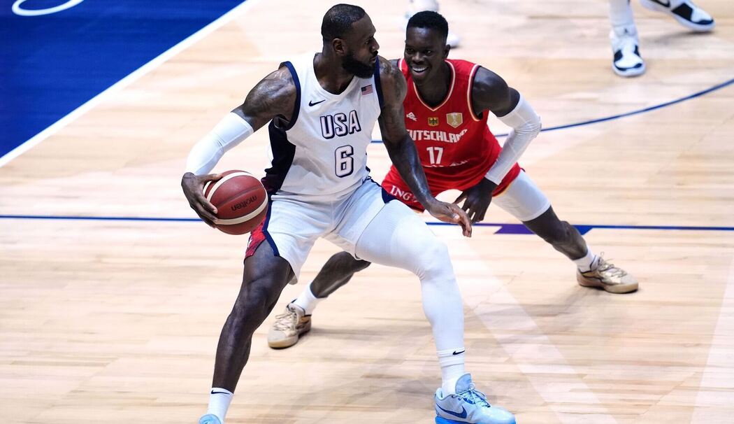 Basketball: Länderspiel  USA - Deutschland