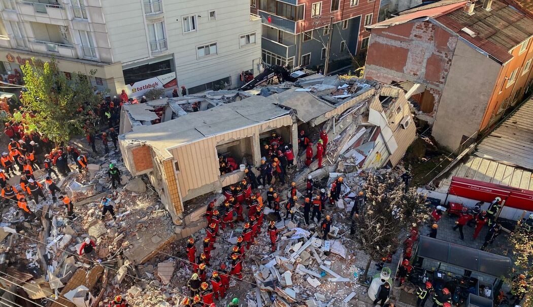 Gebäudeeinsturz in der Türkei Gebäudeeinsturz in der Türkei