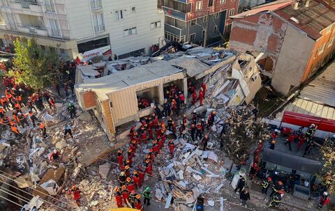 Gebäudeeinsturz in der Türkei Gebäudeeinsturz in der Türkei