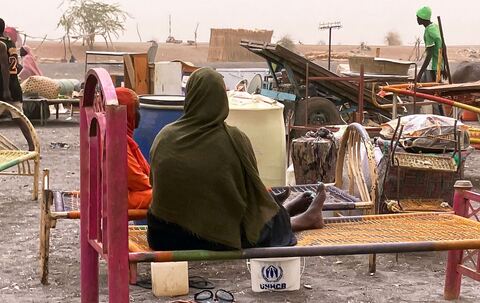 Flüchtlinge aus dem Sudan