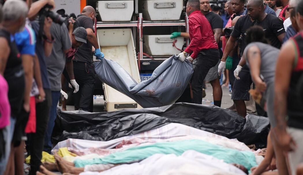 Nach Polizeieinsatz in Favelas in Rio de Janeiro Nach Polizeieinsatz in Favelas in Rio de Janeiro