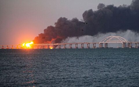Ukraine-Krieg - Krim-Brücke Ukraine-Krieg - Krim-Brücke