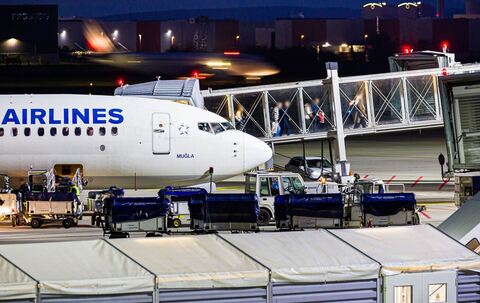 Flughafen Hannover - Ankunft Afghanen mit Aufnahmezusage