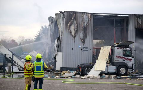 Explosion auf Firmengelände in Castop-Rauxel