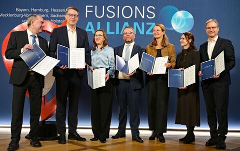Unterzeichnung der Allianz zur Fusionsforschung Unterzeichnung der Allianz zur Fusionsforschung