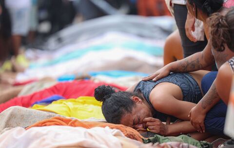Nach Polizeieinsatz in Favelas in Rio de Janeiro Nach Polizeieinsatz in Favelas in Rio de Janeiro