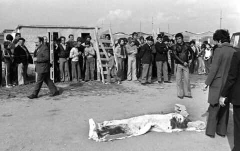 Der Leichnam von Pier Paolo Pasolini 