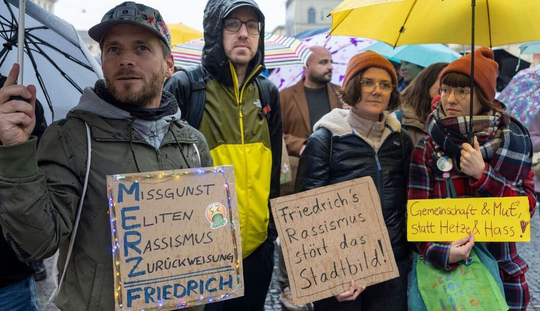 Demo gegen "Stadtbild"-Aussage