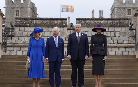 US-Präsident Trump besucht Großbritannien