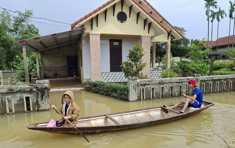 Überschwemmungen in Vietnam