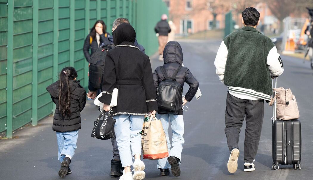 Flüchtlinge in Erstaufnahmeeinrichtung Flüchtlinge in Erstaufnahmeeinrichtung