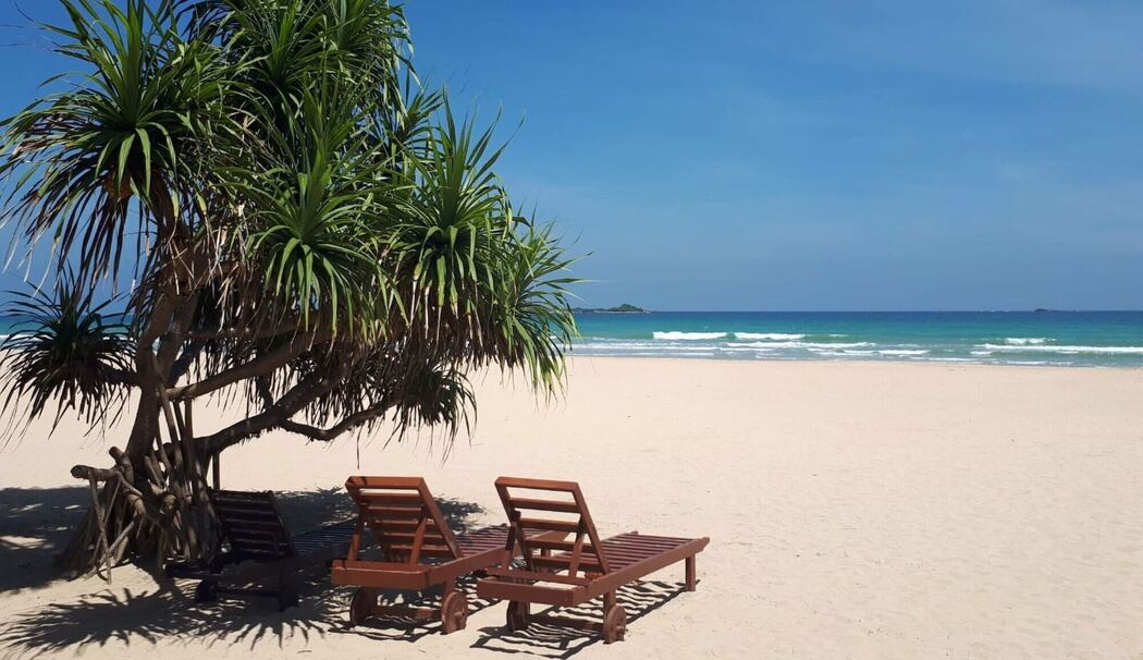 Ein Strand auf Sri Lanka Ein Strand auf Sri Lanka