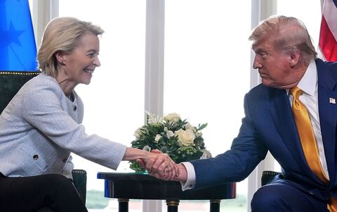 US-Präsident Trump trifft von der Leyen in Schottland