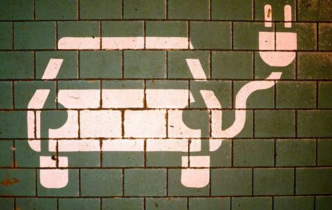 Hinweis auf Ladepunkt