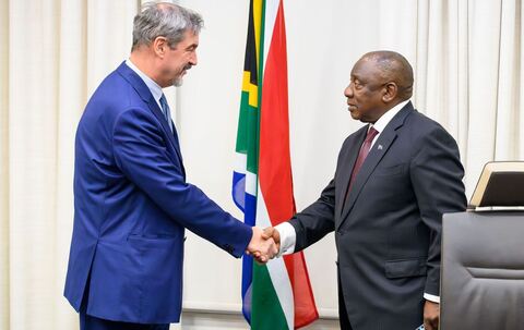 Bayerns Ministerpräsident Söder in Südafrika