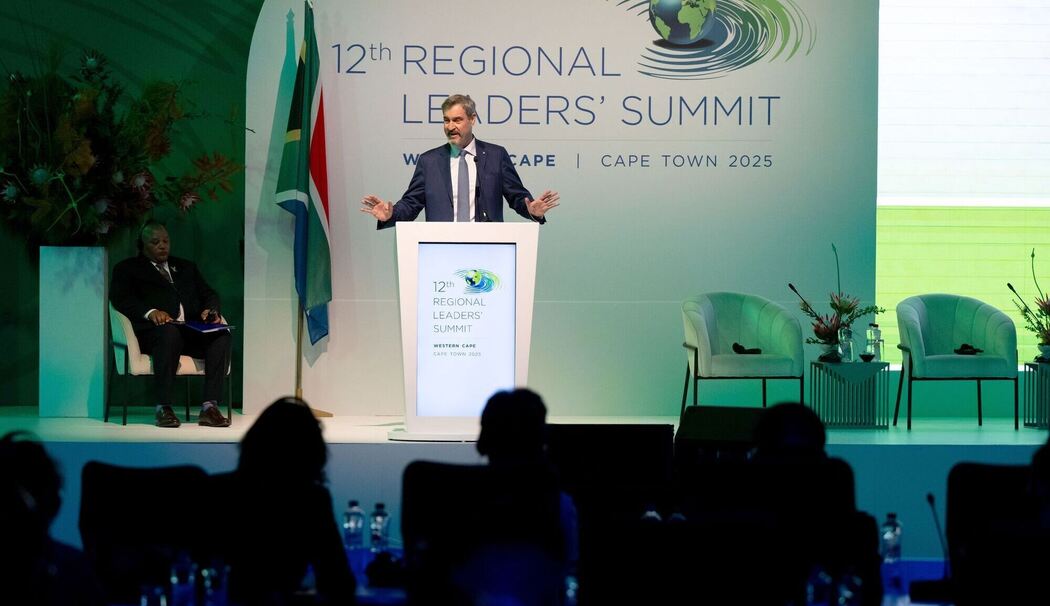 Bayerns Ministerpräsident Söder in Südafrika Bayerns Ministerpräsident Söder in Südafrika