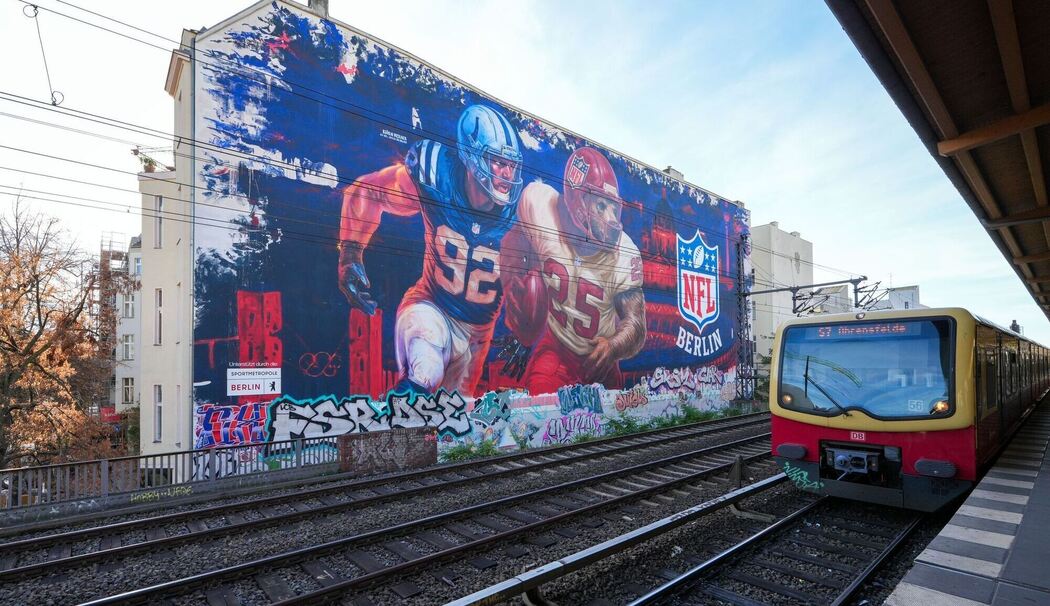 NFL-Wandbild am Savignyplatz NFL-Wandbild am Savignyplatz