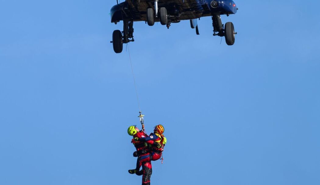 Übung Wasserrettung an der Talsperre Malter Übung Wasserrettung an der Talsperre Malter