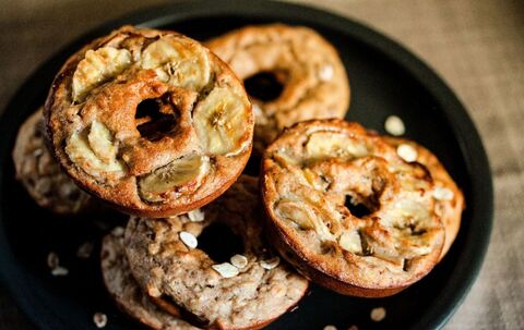Banana Bread Donuts