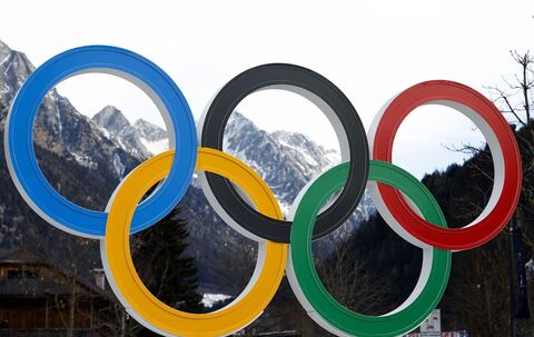 Die olympischen Ringe