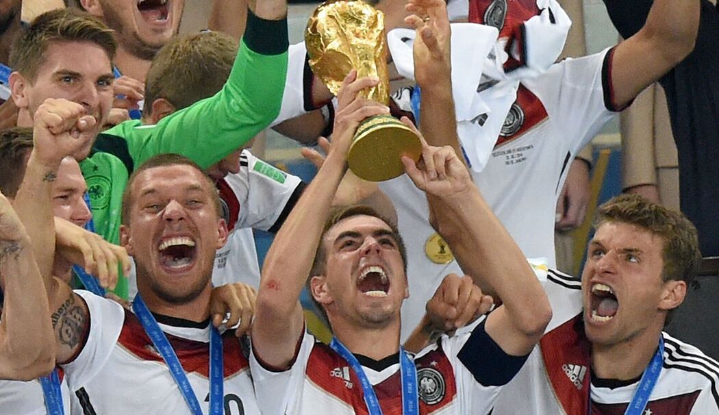 Philipp Lahm beim WM-Triumph 2014