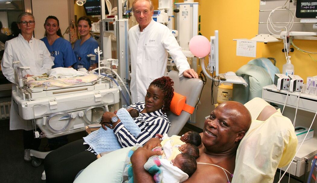 Fünflinge in Berlin geboren