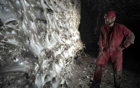 Griechenland: Spinnennetz in Höhle entdeckt