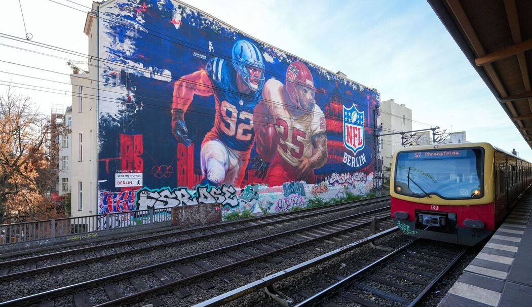 NFL-Wandbild am Savignyplatz NFL-Wandbild am Savignyplatz
