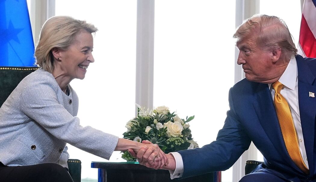 US-Präsident Trump trifft von der Leyen in Schottland US-Präsident Trump trifft von der Leyen in Schottland