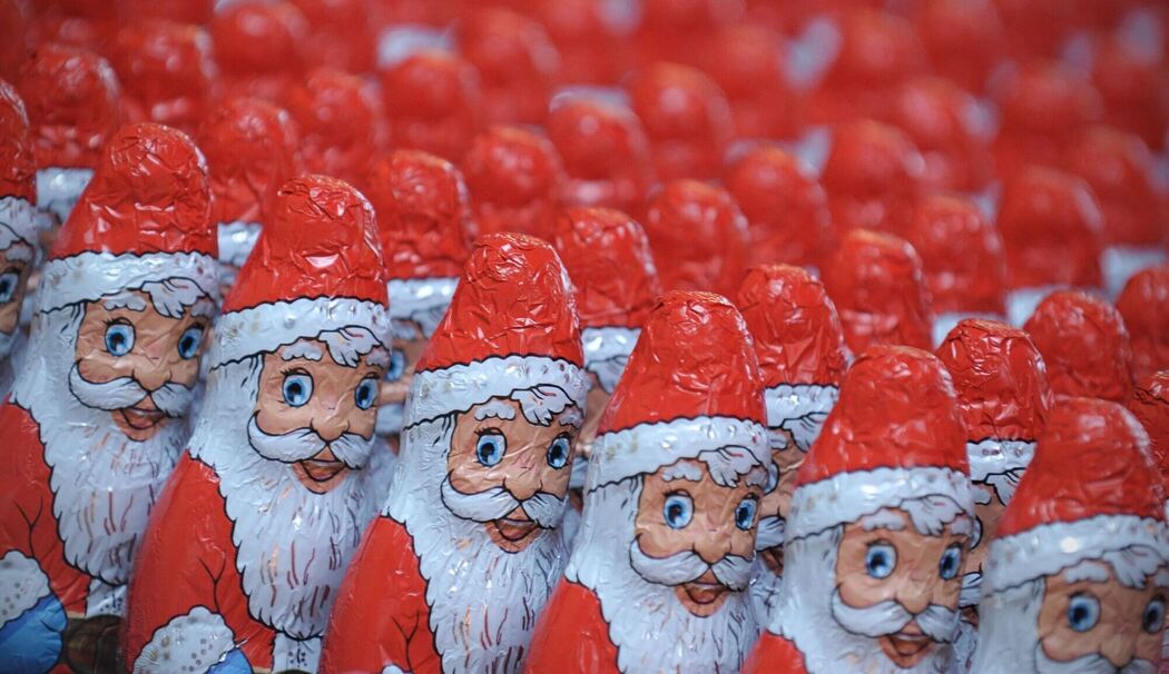 Schoko-Weihnachtsmänner