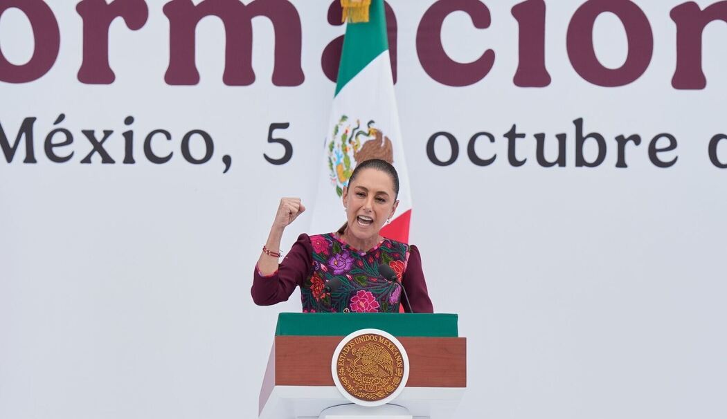 Mexikos Präsidentin Sheinbaum Mexikos Präsidentin Sheinbaum