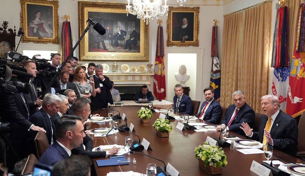 Ungarns Regierungschef Orban im Weißen Haus