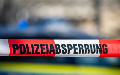 Absperrung der Polizei