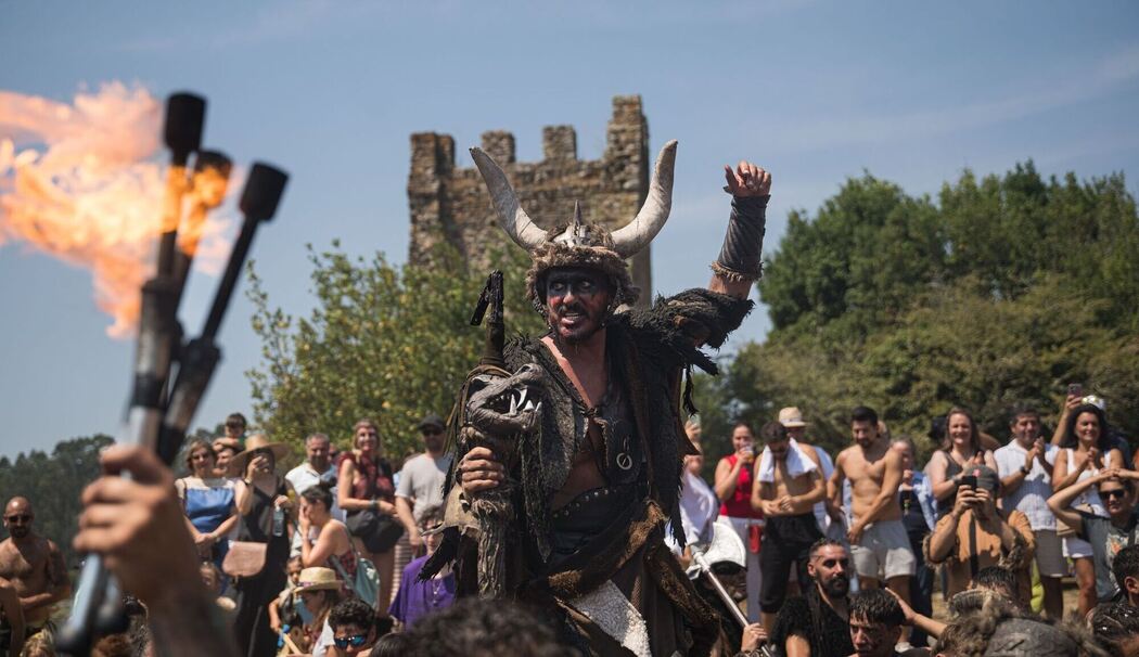 Wikingerfest "Romería Vikinga" in Galicien Wikingerfest "Romería Vikinga" in Galicien