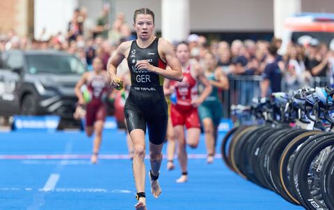 Triathletin Tanja Neubert