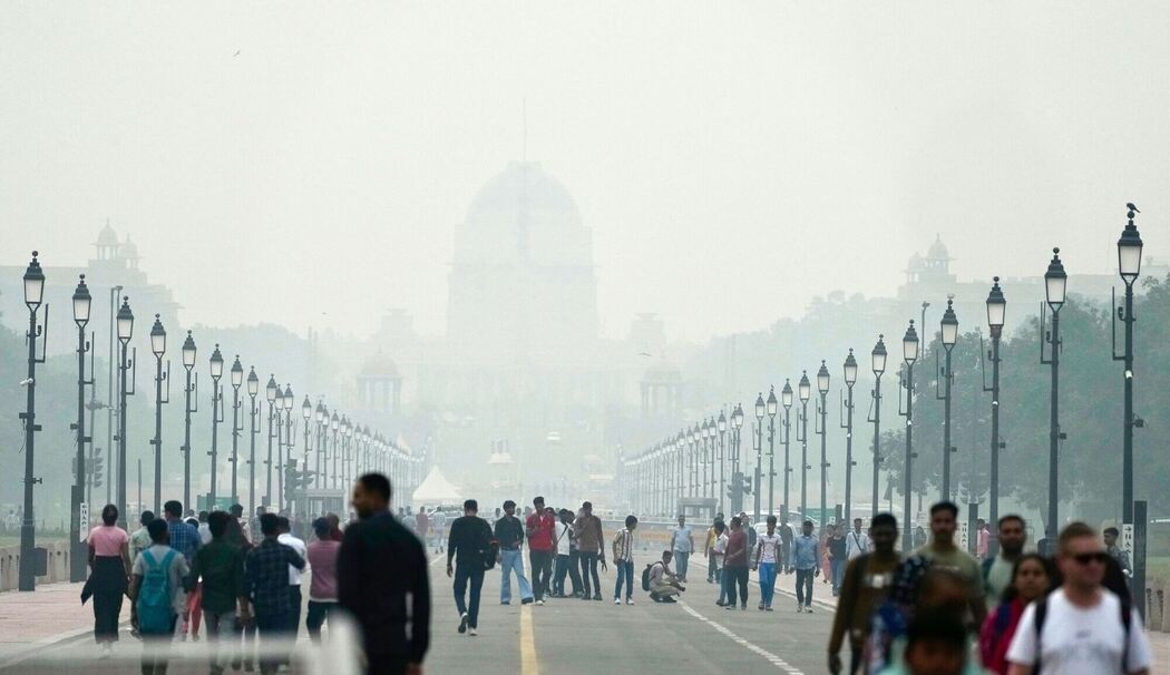 Smog in Neu Delhi