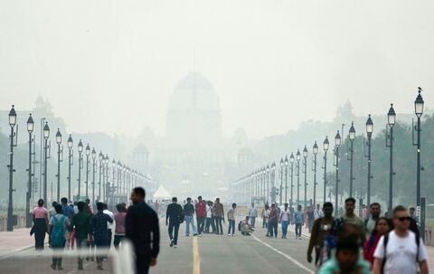 Smog in Neu Delhi