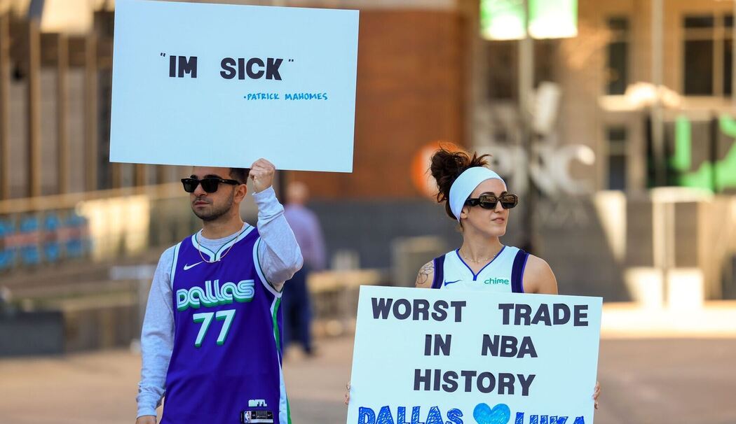 Fan-Protest gegen Doncic-Wechsel