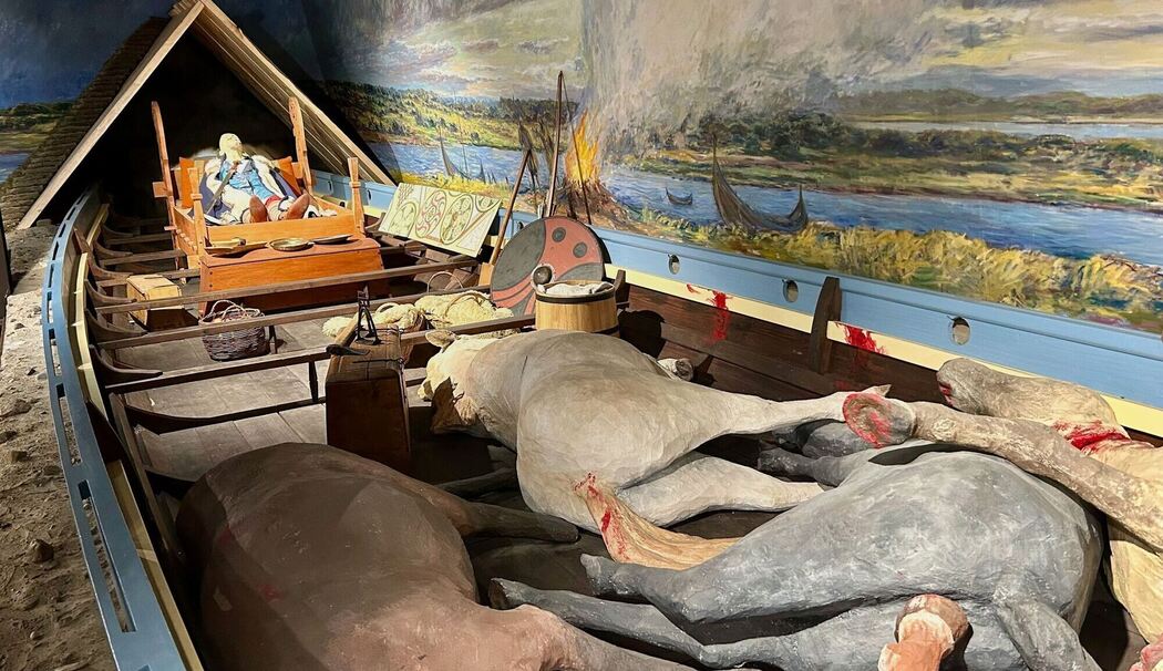 Nachbau vom Königsgrab in Ladby