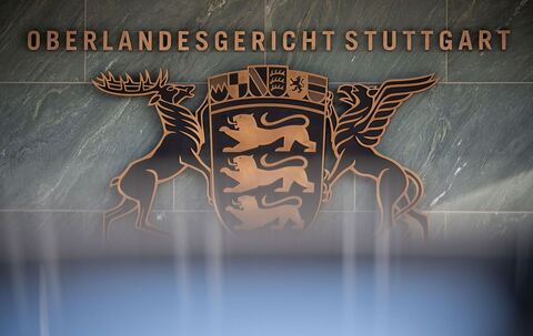Schriftzug des Oberlandesgerichts Stuttgart