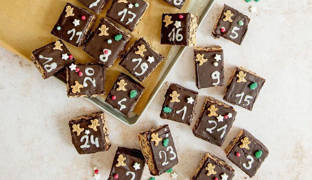 Selbstgebackener Adventskalender