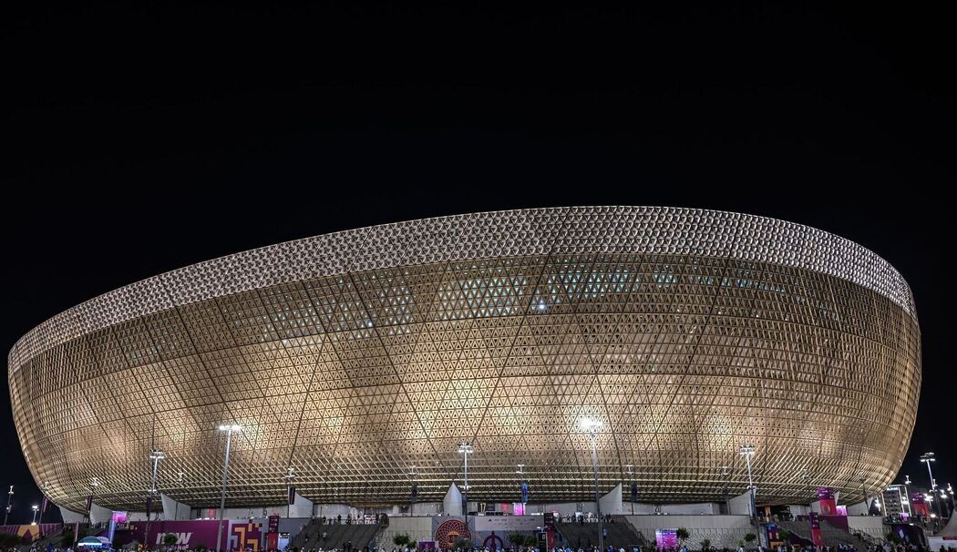 Das Lusail Stadion in Katar