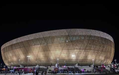 Das Lusail Stadion in Katar