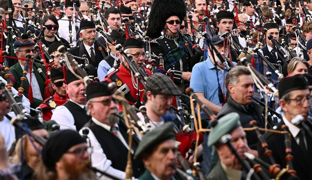 Weltrekord im Dudelsackspielen Weltrekord im Dudelsackspielen