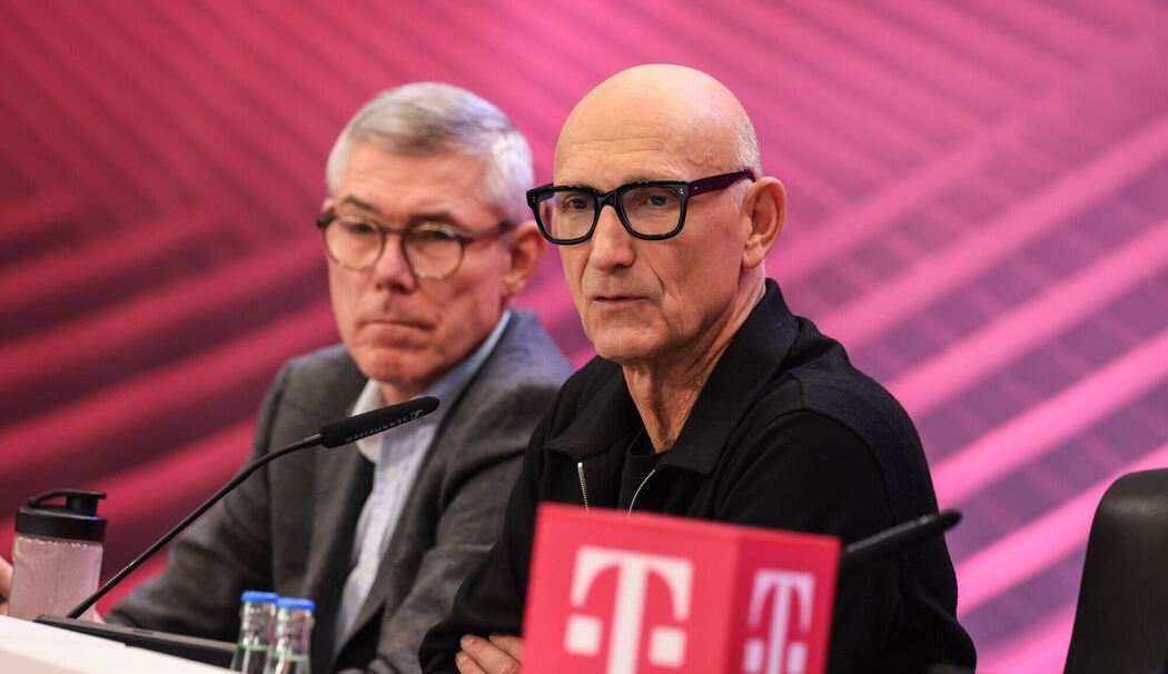Die Telekom-Chefs Illek und Höttges