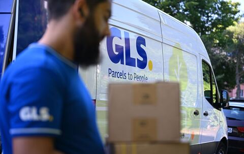 Paketbote von GLS