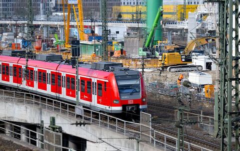 Baustelle der zweiten Stammstrecke in München