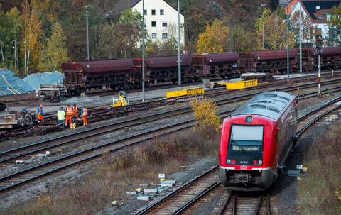 Franken-Sachsen-Magistrale der Bahn