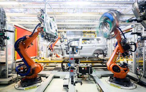Kuka-Roboter bei Volkswagen