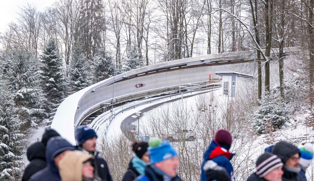 Eiskanal in in Winterberg